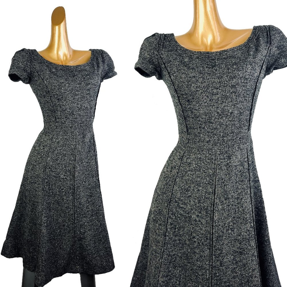 Zara Wool blend Gray Mini Dress
